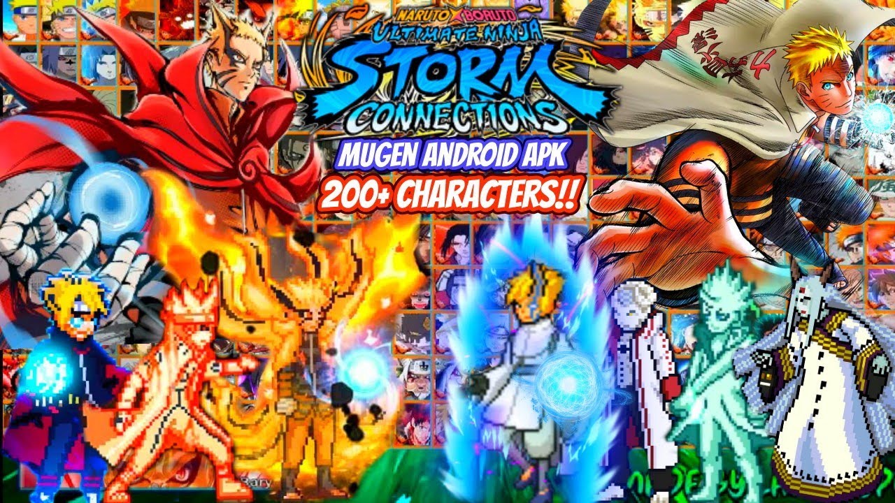 NEW UPDATE!! Naruto x Boruto Storm Connections V6 Mugen Android - Best  Naruto Mugen Android Offline in 2023