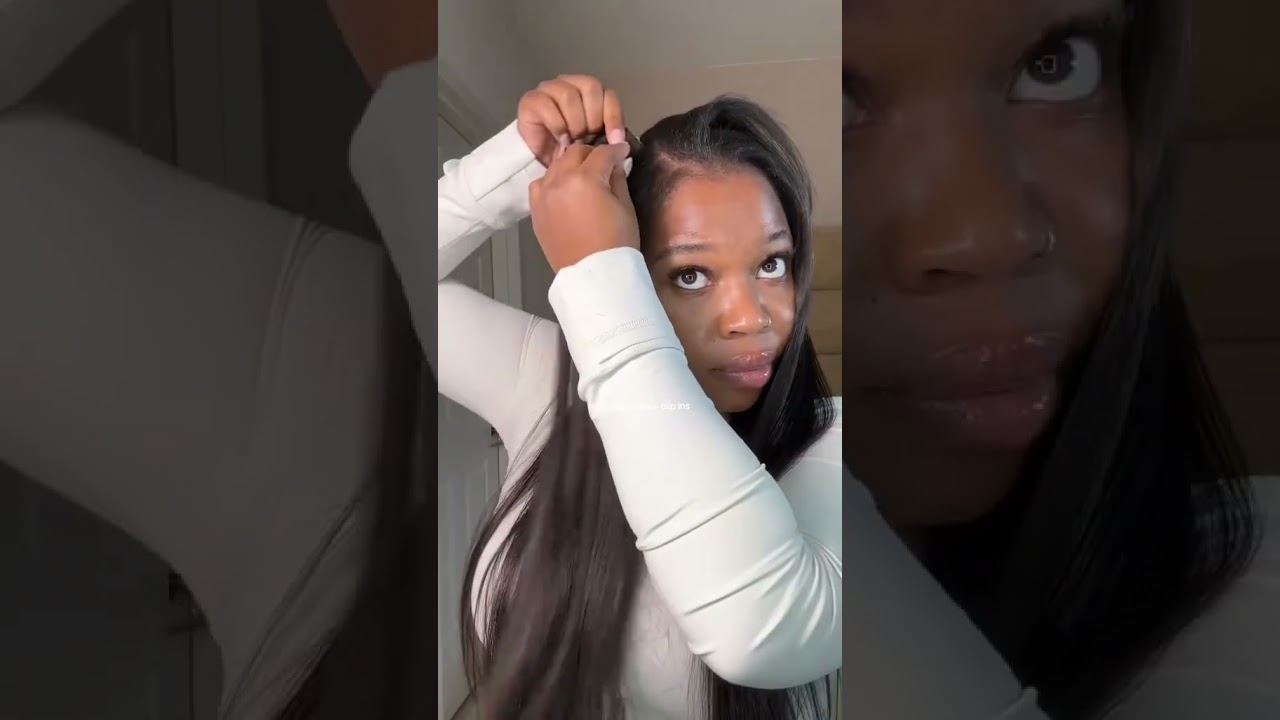 Trying the light yaki clip ins😍