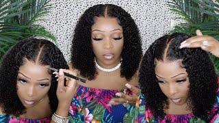 Flawless Detailed Natural Frontal Install | Melted Lace Natural Hairline | HerGivenHair