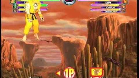 MvC2: Charlie Throw Continuation Combo