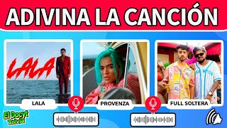 ADIVINA LA CANCION  Karol g / Fede Vigevani / Rosalia / Peso pluma / Piculin y Galletita