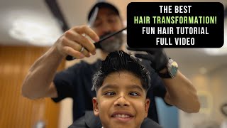 The Best Hair Cut Transformation! School Haircut For Boys - Easy to Style 💯