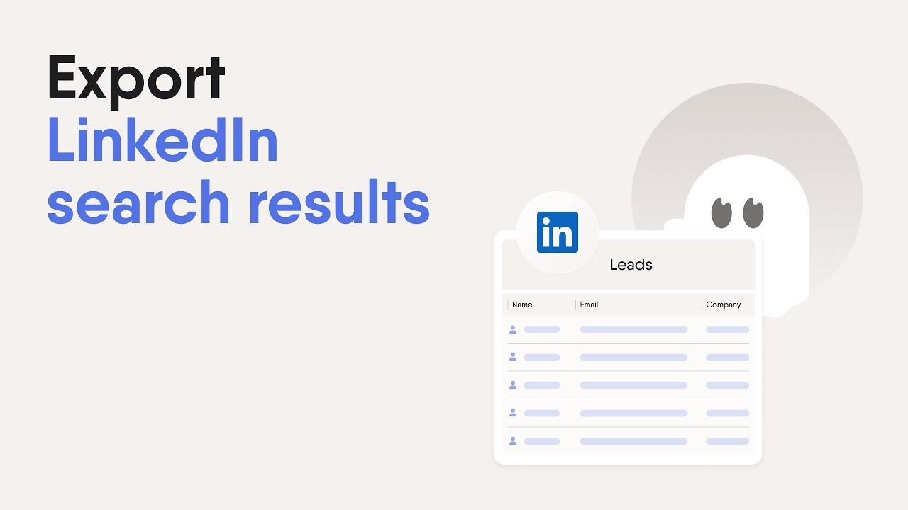 Export LinkedIn Search Results to Build Your Own Lead Database with Phantombuster