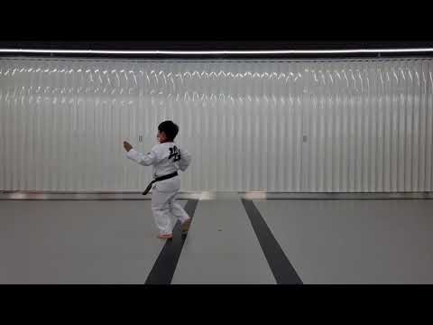 2021 백석대학교 총장배 온라인태권도대회 (공인품새 개인전 3학년부 김창우 태극 5장)