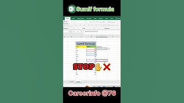 Sumif formula 😱 🗂 Don