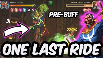 Dr. Strange Pre Buff 6 Star Rank 5 Ascended Fully Boosted Gameplay - Marvel Contest of Champions