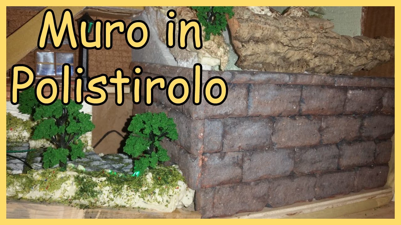 Costruzione Presepe Fai Da Te Muro in polistirolo - Costruzione Presepe 2020 - Il fai da te di zio