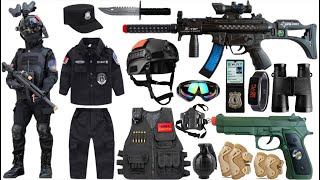 Special Police Weapons Toy set ！Glock AK-47 M416 sniper rifle, pistol, water pistol, toy gun｜ASMR