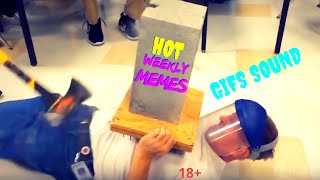 🎵 Gifs With Sound 🎵 MEMES, BEST 2019,VERY FUNNY COMPILATION