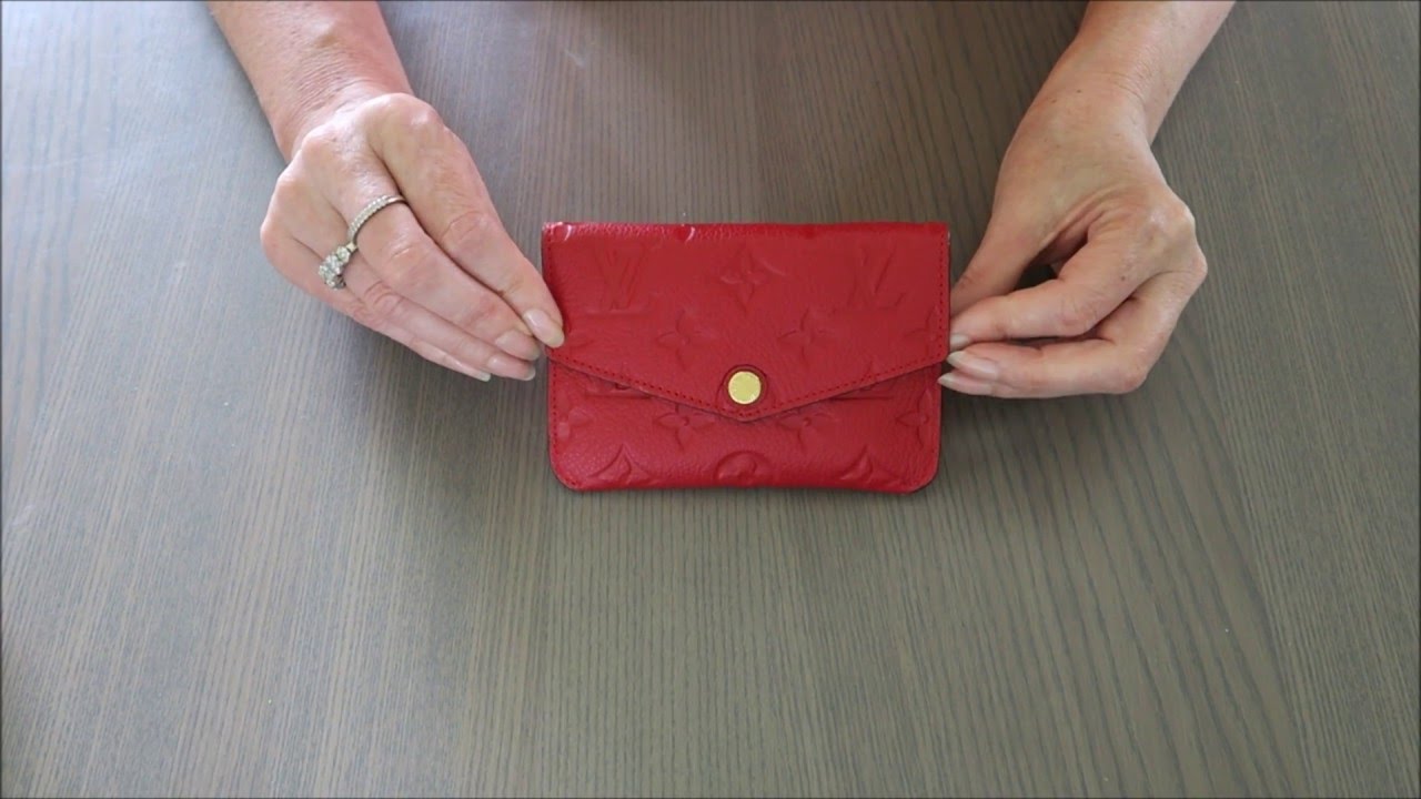 Louis Vuitton Empreinte Leather Key Pouch | Review | Red Ruby Creates - YouTube