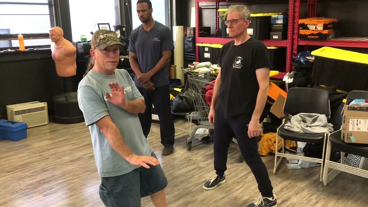 Wing Chun basic footwork to change line, redirect and power. Sifu Russ Cichon 10-2-2023