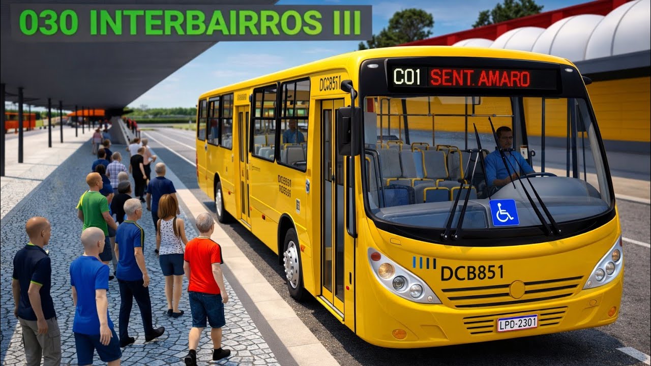(BBS) 030 CARMO x INTERBAIRROS III #brasil #onibus #jogodeonibus #simuladotdeonibus #jogodeonibus 