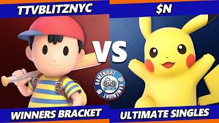 SOS Game Night 95 - ttvBlitzNYC (Ness) Vs. $n (Pikachu, Corrin) Smash Ultimate - SSBU