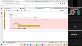 Python Tutorila day 3 byMurari Sir