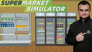 Supermarket Simulator #7 Nowy Regał i Lodówka! Kolejne produkty na sklepie! ❤MST