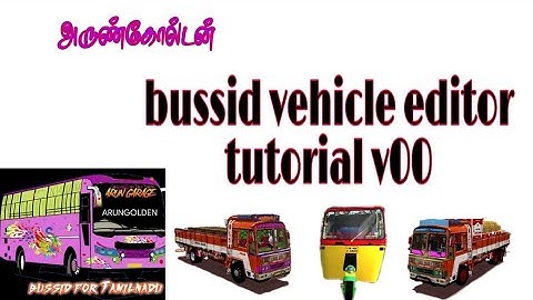 Bussid vehicle editor tutorial v00