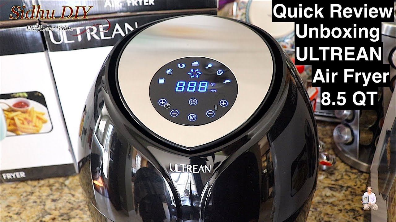 Quick Review | Unboxing ULTREAN Air Fryer 8.5 QT - YouTube
