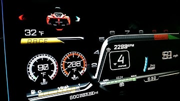 RealDash LaFerrari v5 second screen test