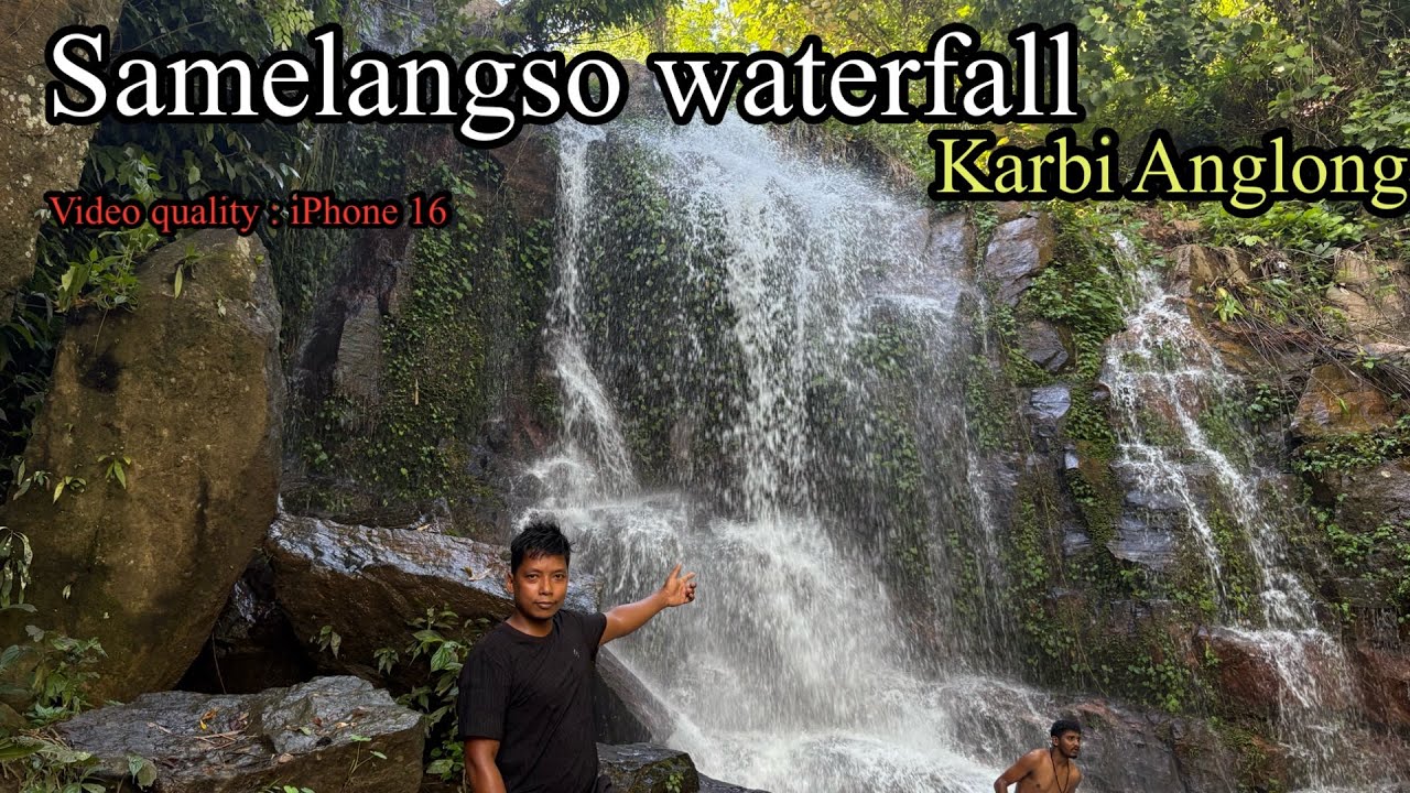 Samelangso waterfall / Karbi Anglong / video quality : iPhone 16 / 4 k video 
