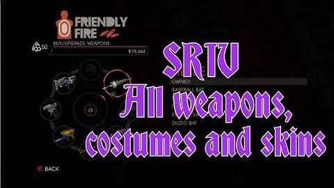 Saints Row IV - All Weapons, Costumes and Skins