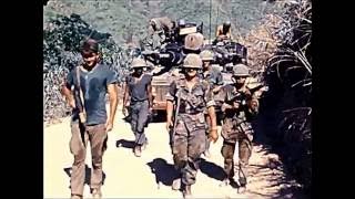 Vietnam War: 3\/5 Cav With Scout Dog in Quang Tri Province 1970