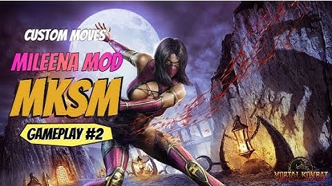 Mortal Kombat Shaolin Monks - Mileena Gameplay #2  (customized moves) -- MKSM MOD