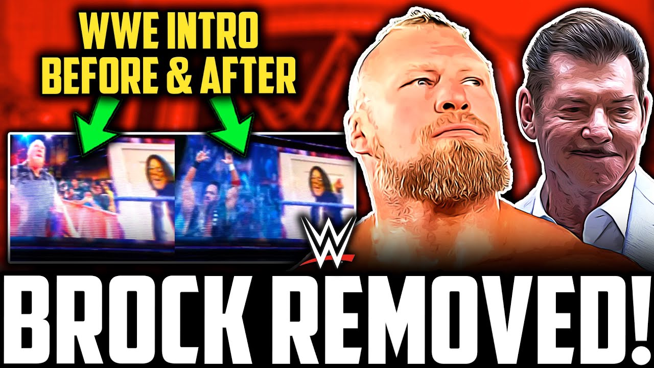 WWE Brock Lesnar REMOVED FROM INTRO, Triple H vs The Rock WrestleMania  RUMOURS