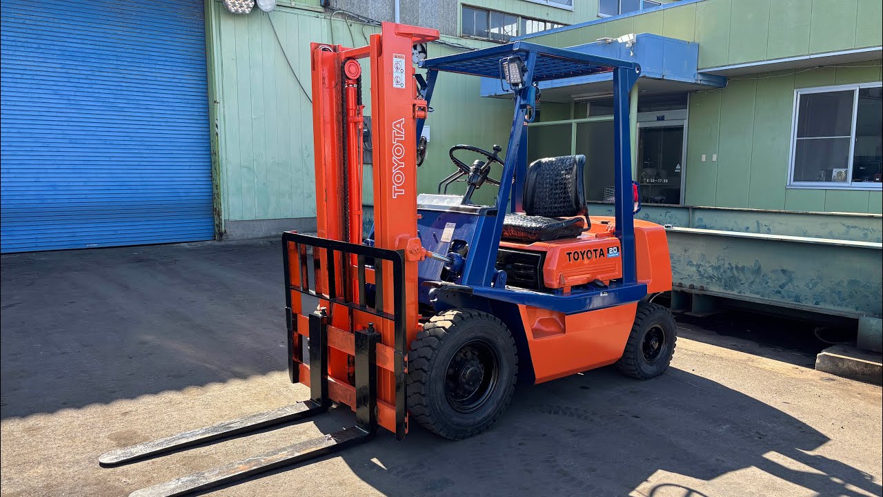 トヨタフォークリフト☆2トン☆ガソリン☆程度良好☆点検整備済み