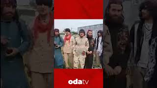 Türkiye'ye kaçak yollarla giriş yapan Üniformalı Afganlar, tehditkar bir video paylaştı #shorts