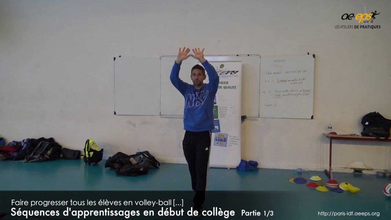 Julien Metzler : Atelier de pratique volley-ball (partie « pratique ») – Vidéo 1/6