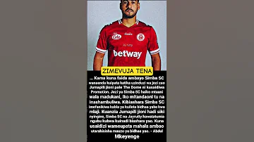 JEZI YA SIMBA IMEVUJA TENA 