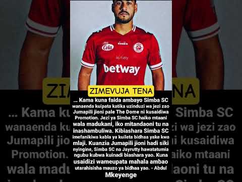 JEZI YA SIMBA IMEVUJA TENA 