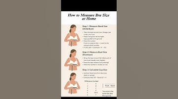 How to Measure Bra Size at Home | Easy Step-by-Step Guide #HowToMeasureBraSize #BraSizeGuide