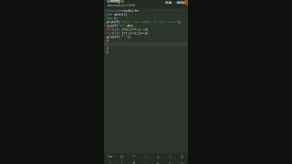 Print the pattern Inverted half pyramid