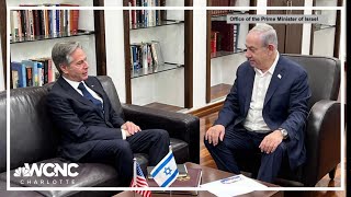 U.S. Secretary of State Antony Blinken arrives in Israel