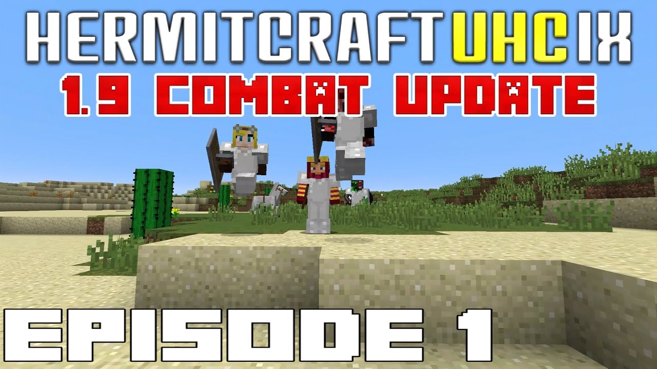 Minecraft 1.9 UHC Hermitcraft - The Combat Update #1
