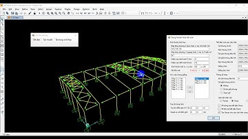 Tự động dựng mô hình nhà tiền chế bằng SAP2000 API