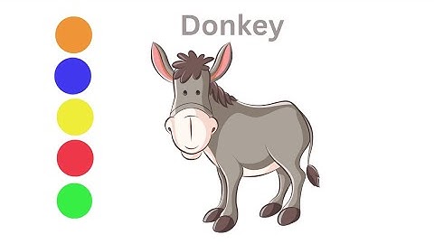 Art 024 - How to Draw a Donkey - Easy Tutorial and Simple Drawing 2024
