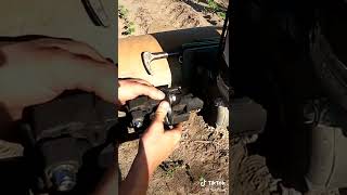 Randy working on center pivot with Black Max coupler u joint knuckle