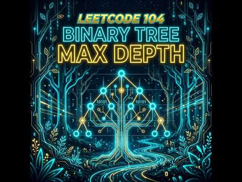 LeetCode 104: Maximum Depth of Binary Tree in less than 5 minutes | Recursion