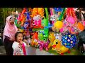 belanja membeli mainan anak balon balon lucu lucu beli mainan dengan Abang Penjual Mainan