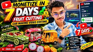 Monetization In 7Days 🤯 || 🍉 Fruit to Vehicle Transformation 🚀  #AI #Shorts #prompt #timelapse  screenshot 2