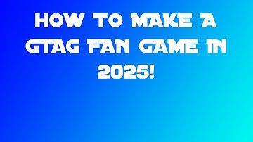How to Make A Multiplayer GTAG Fan Game In 2025!