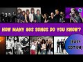 Back to the 80s can you guess these iconic hits  easy edition  triviaquizchallenge