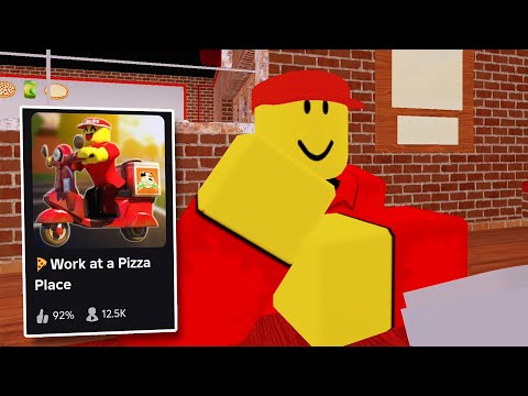 Work At A Pizza Place Roblox Animation 