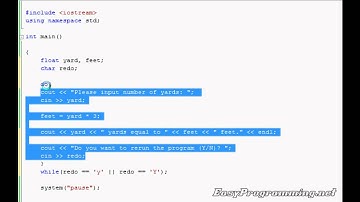 Easy Programming - Beginner C++ Tutorial - The "do while" loop (15)