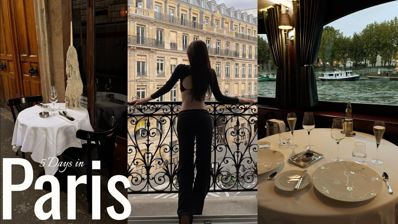 Парижский влог🇫🇷 | N-е путешествие по ПарижуㅣМестные рестораны, кафе, винтажные магазины, путевод...