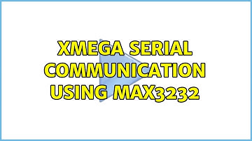 xmega serial communication using MAX3232