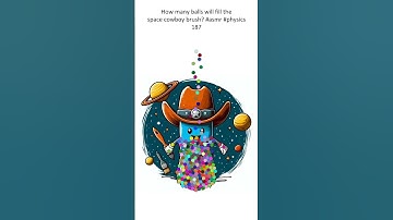 What is a brush doing in space? Why is he a cowboy? Who knows #asmr #physics #simulation #satisfying