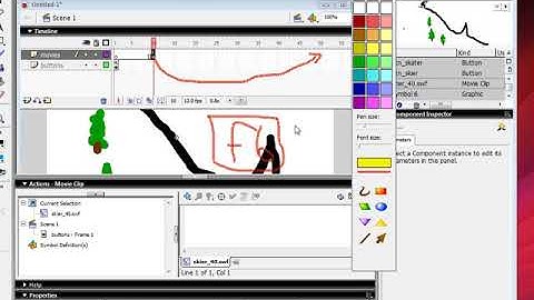 Flash Create Buttons to Play Flash Sections